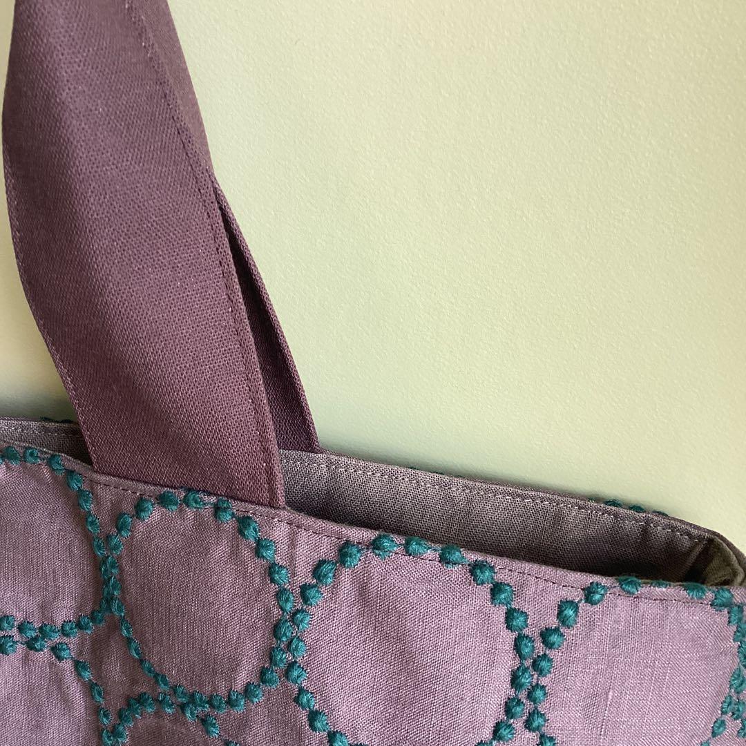 ひろきちです！ミナペルホネンタンバリントートバッグハンドメイド