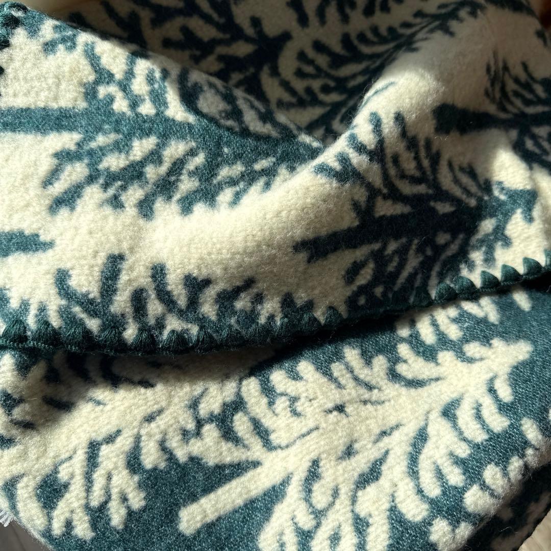 ミナペルホネン　ウール　ブランケット　メッツァ　XS つぐ展　mesta