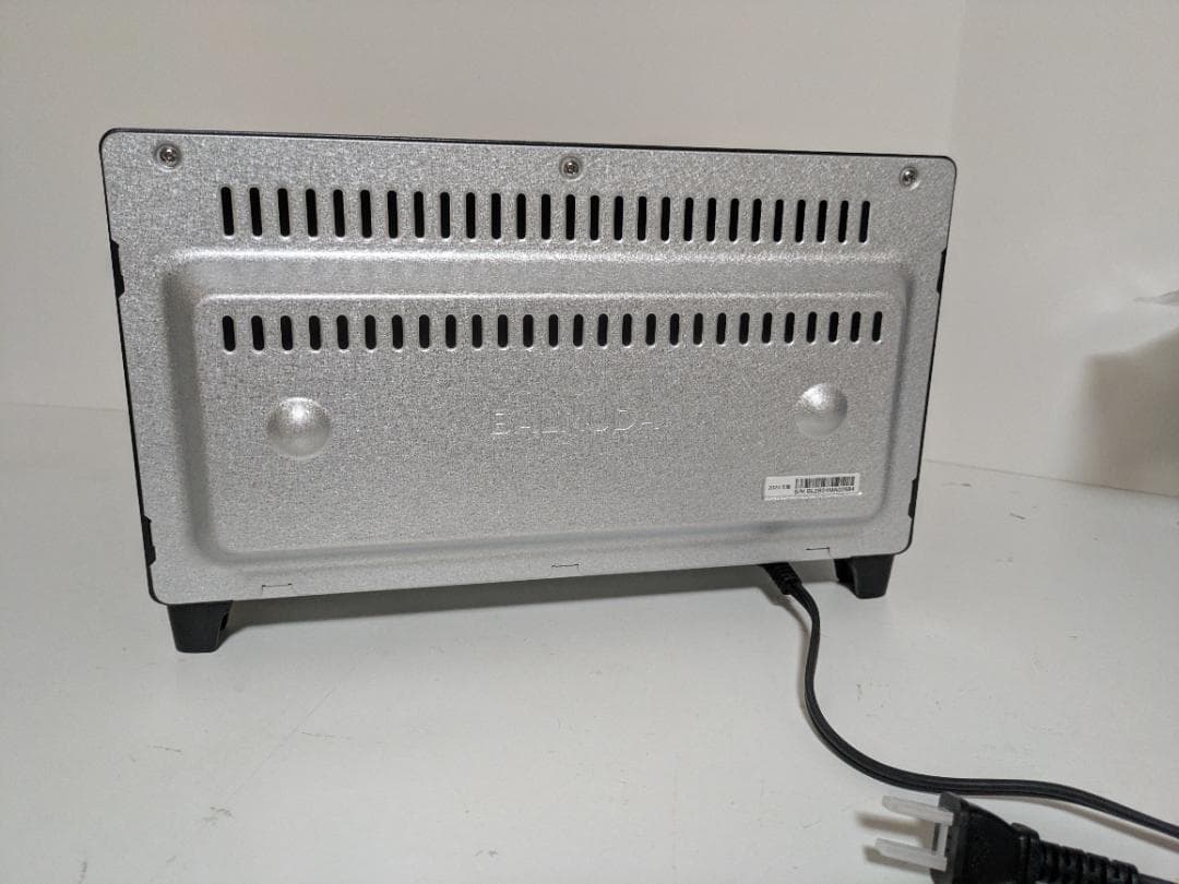 【未使用】BALMUDA 2024年製　ReBaker KTT01JP ブラック