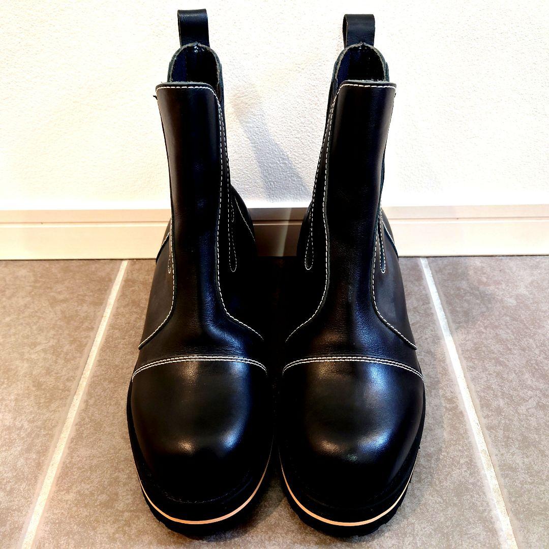 タ*カ様 試履 DEGNER BOM-1A サイドゴアレザーブーツ バイカーブー