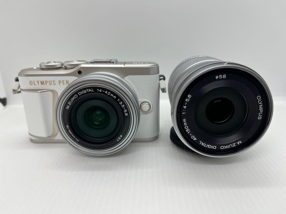 美品！OLYMPUS ミラーレス一眼　E-PL10 EZダブルズームレンズキット