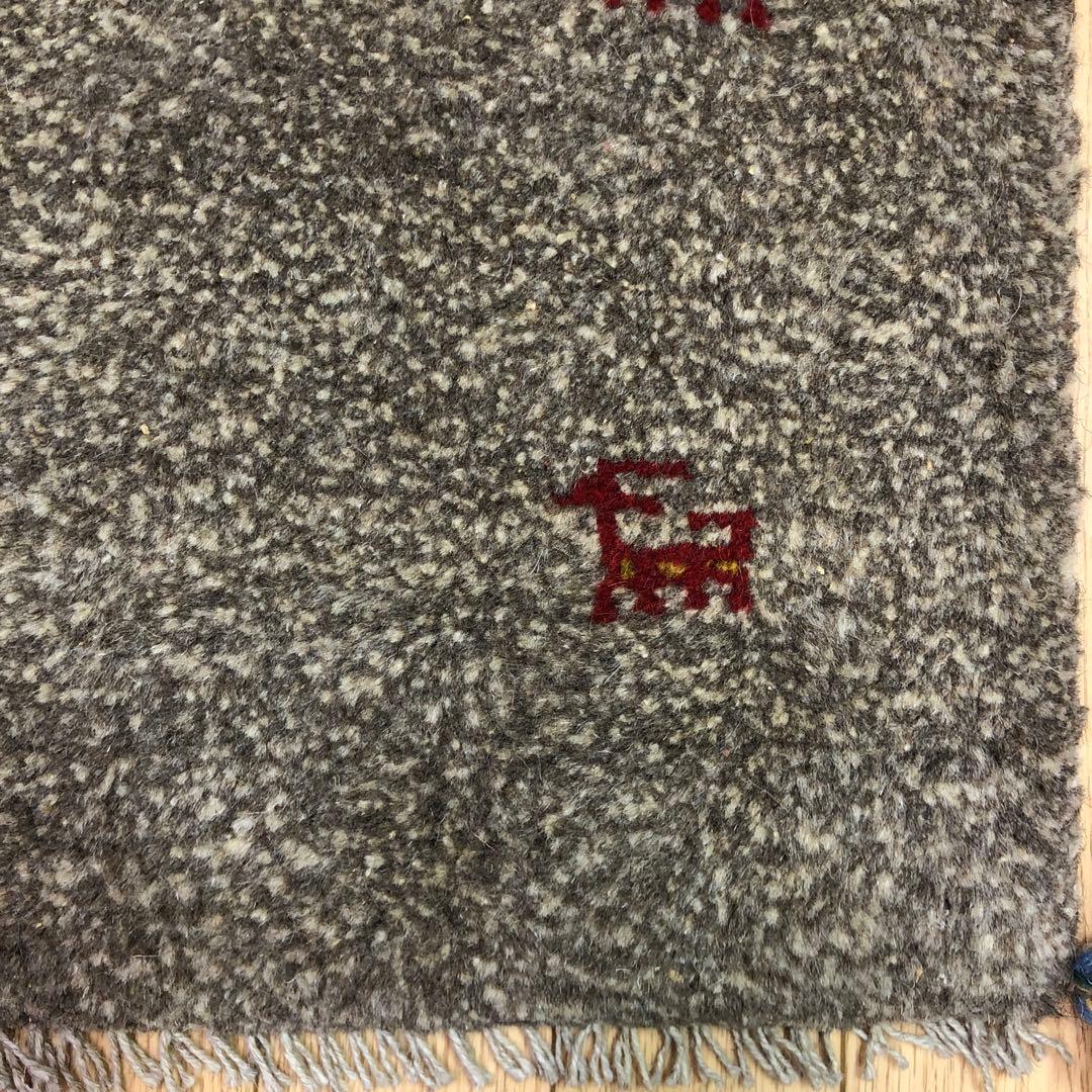 ペルシャ絨毯 ギャッベ gg48手織り 未使用品 在庫一掃セール 90x59