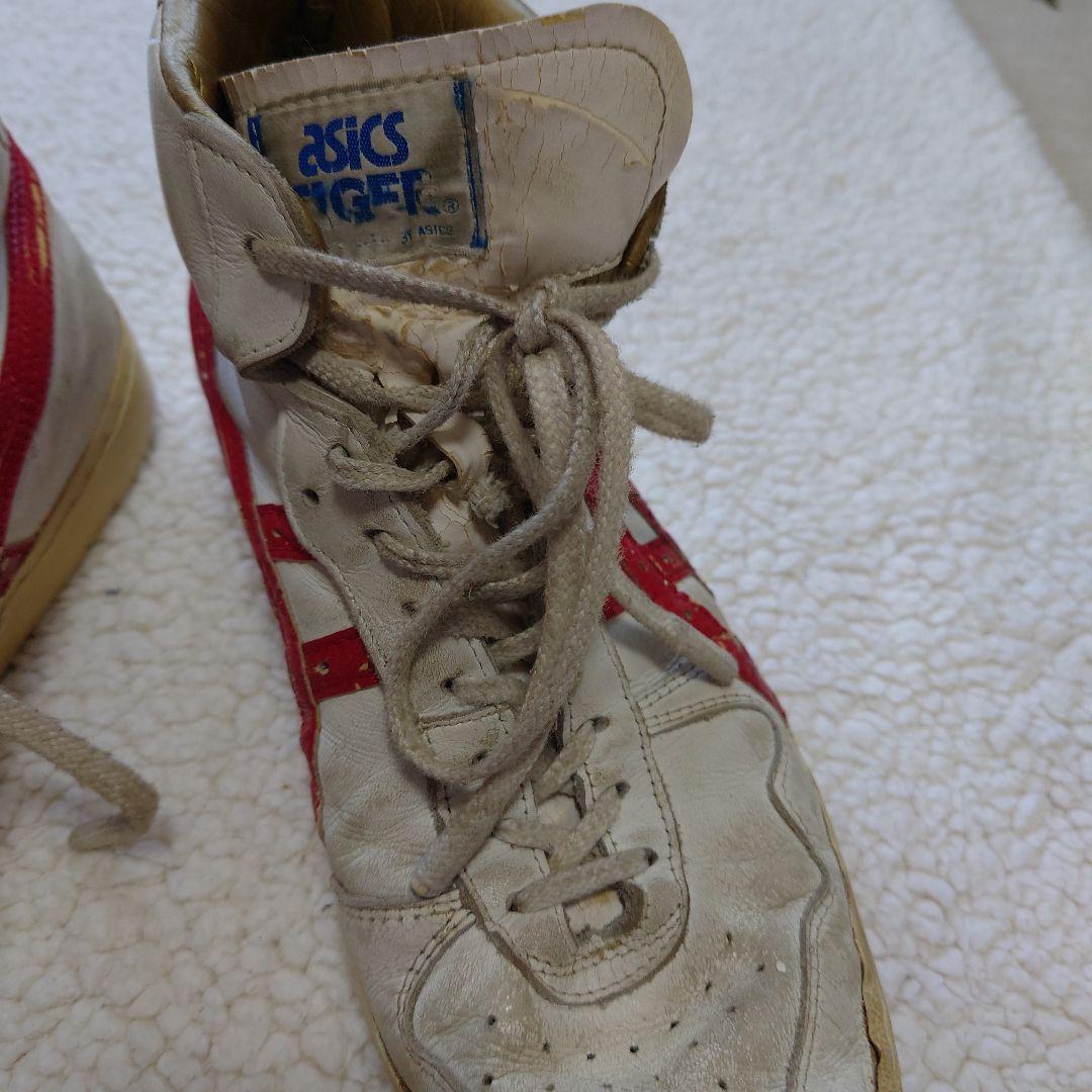 土日限定値下ASICS ハイカット バスケットシューズ スラムダンク三井寿モデル