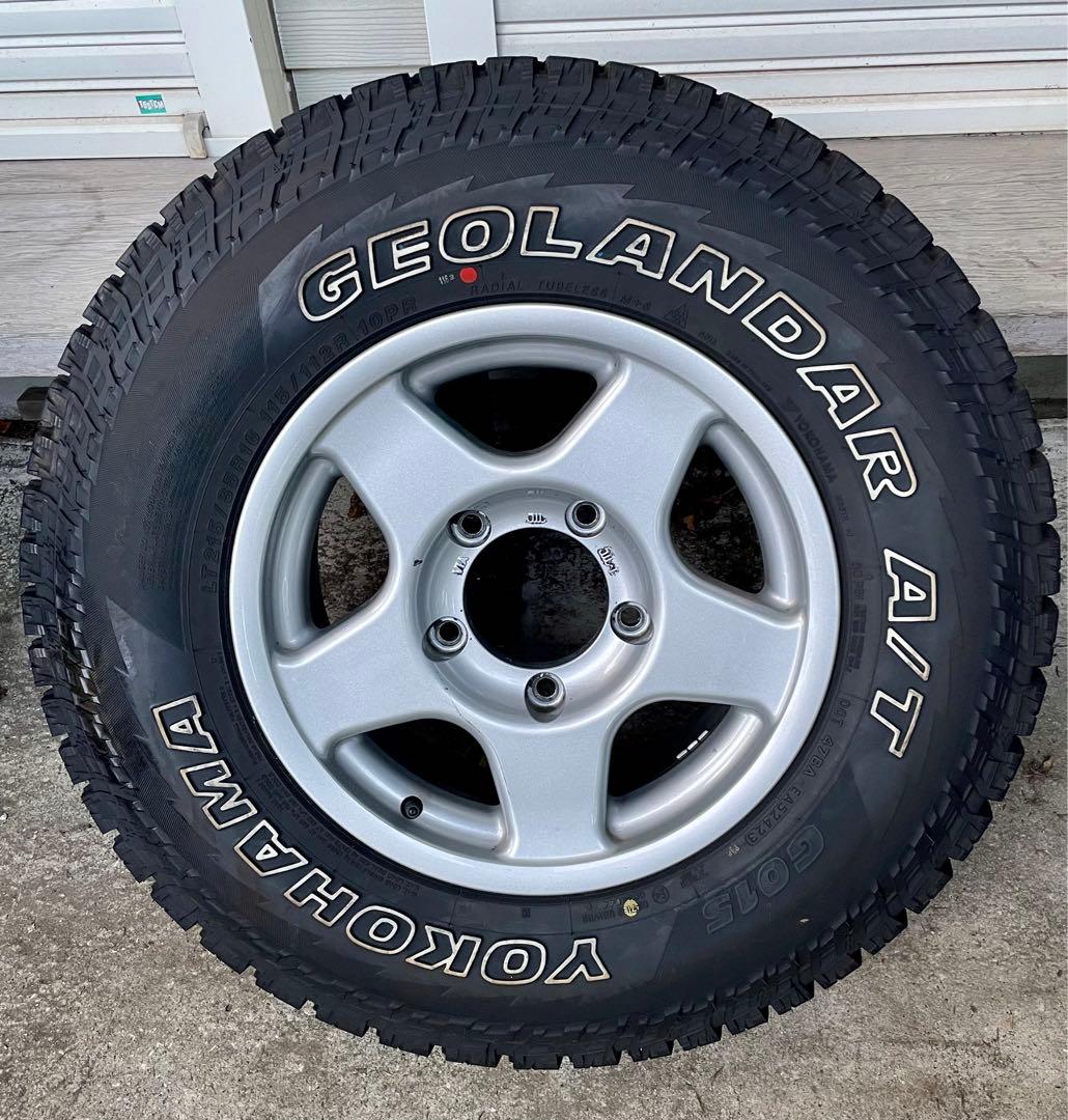 5本 ブラッドレーV ヨコハマ ジオランダー G015 A/T 16ランクル