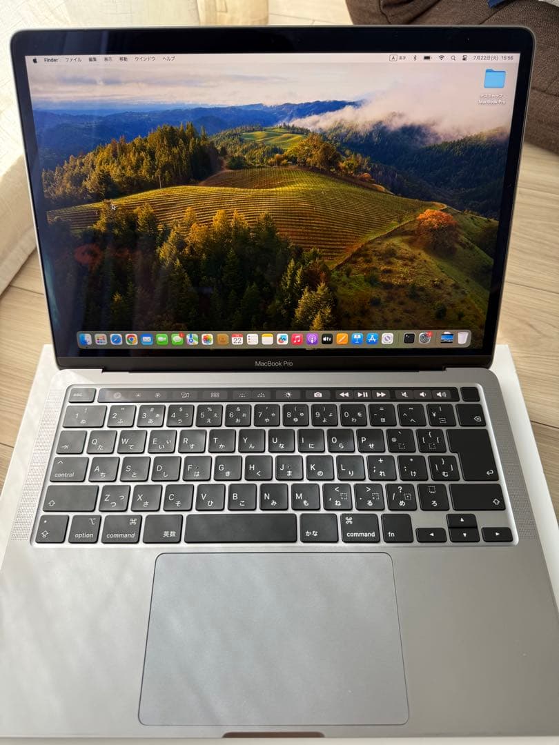 【美品】MacBookPro 13インチ Touch Bar搭載モデル2020