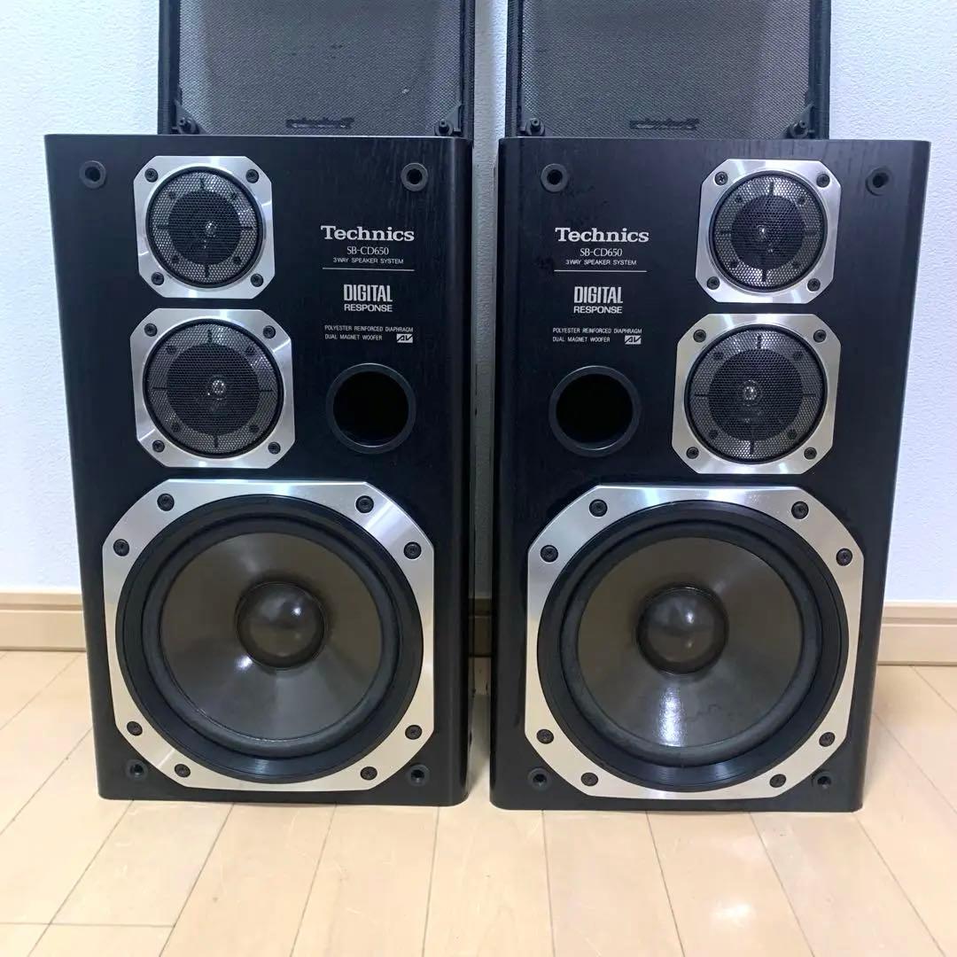 【動作品】Technicsテクニクス SB-CD650 スピーカー シリアル同番