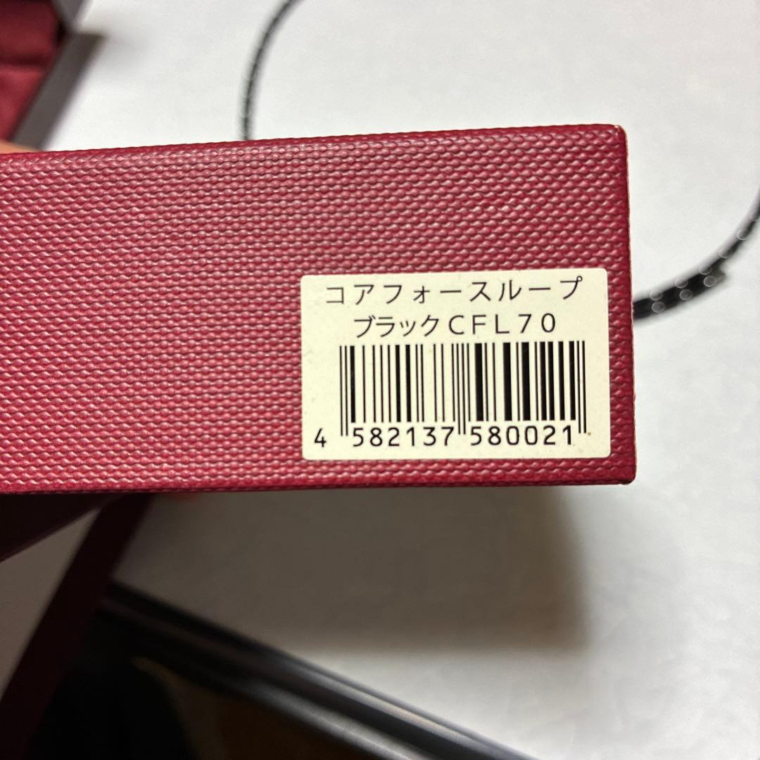 コアフォースループ　ブラックCFL70 ブレスレット　ネックレス　中嶋常幸プロ