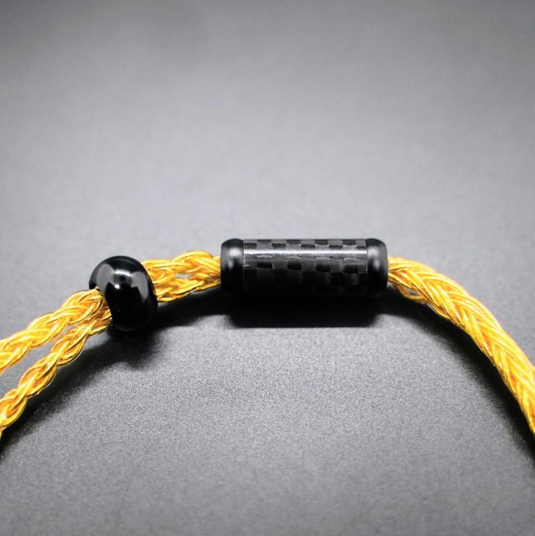 1点のみ!最高スペック16芯 金メッキ膨張式mmcx/L字 3.5mm 1.2m