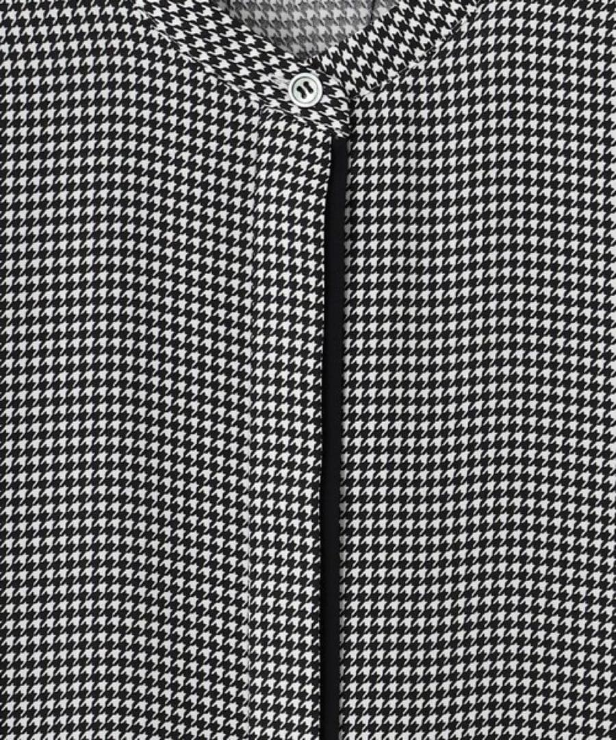 ICB BackSatinAmunzen バンドカラーブラウス 美品