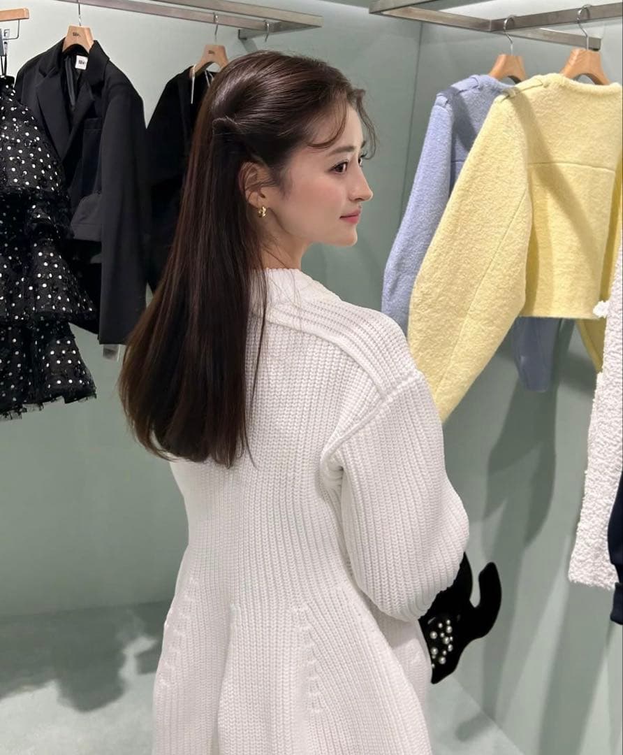 Bibiy. B WILLOW DRESS ネイビー