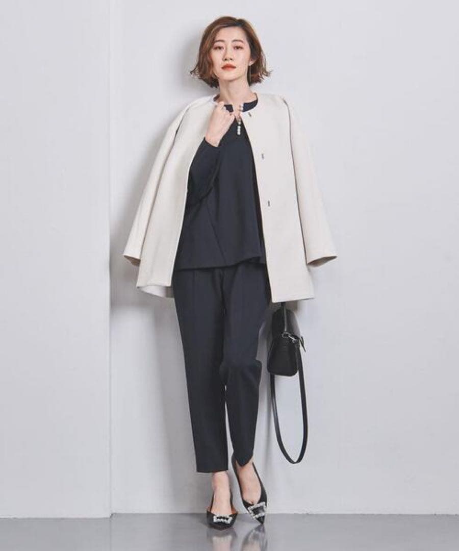 美品✨ユナイテッドアローズ SPONGY パールモチーフブラウス36 セレモニー