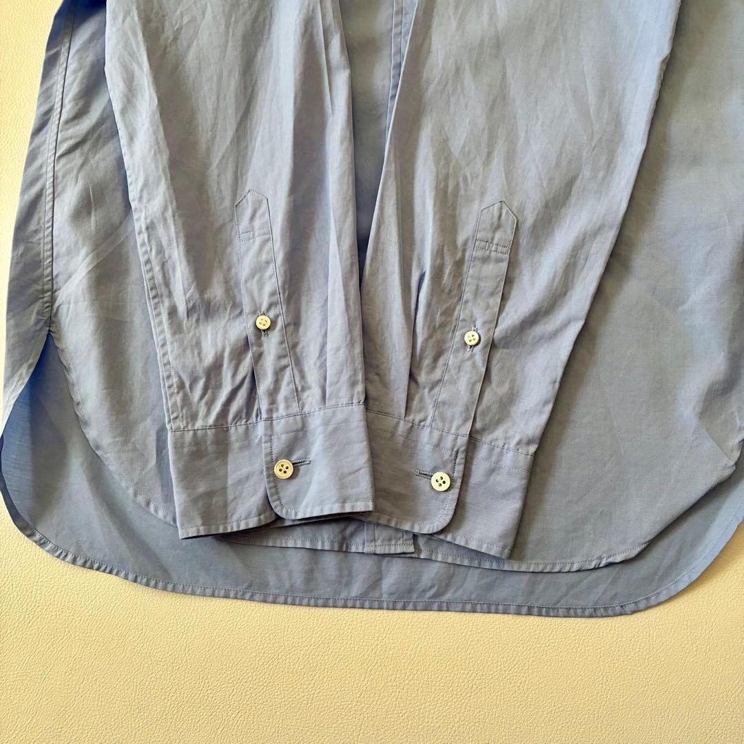 【2023年製】ドゥーズィエムクラス　コットンベーシックブルーシャツ　長袖