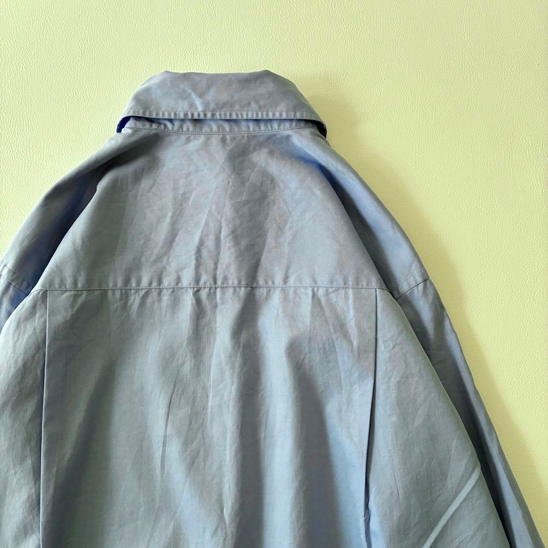 【2023年製】ドゥーズィエムクラス　コットンベーシックブルーシャツ　長袖