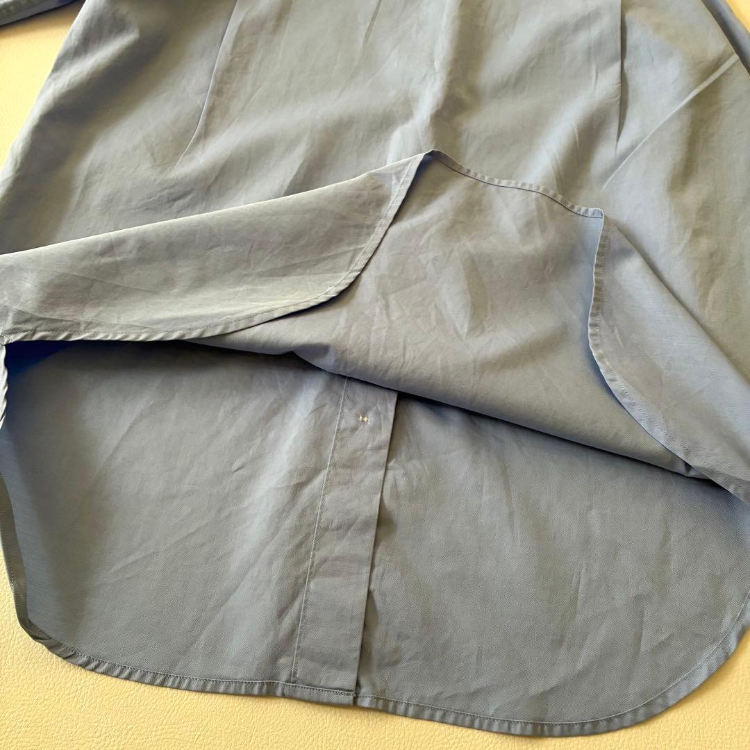 【2023年製】ドゥーズィエムクラス　コットンベーシックブルーシャツ　長袖