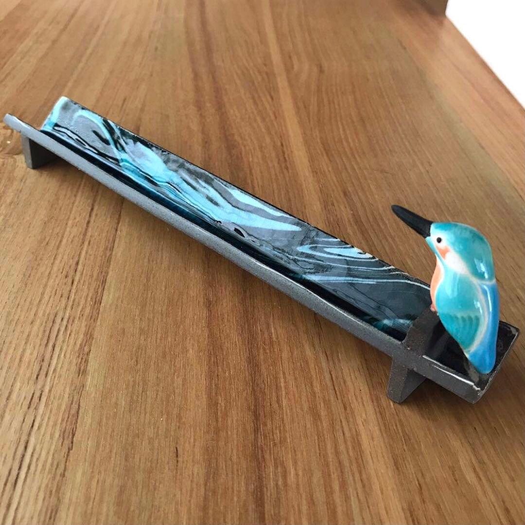 カワセミの香立　飯田倫久