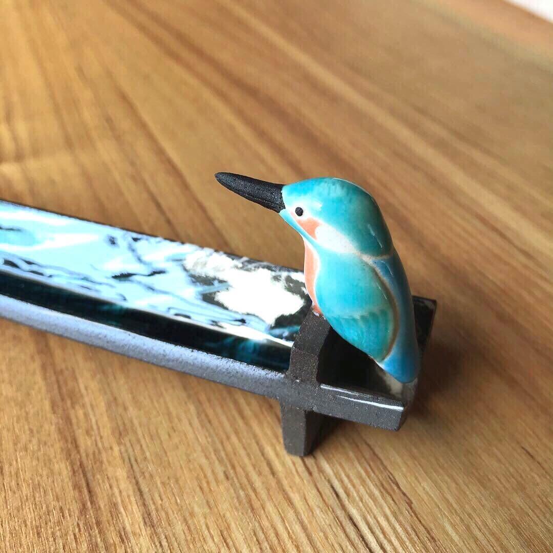 カワセミの香立　飯田倫久