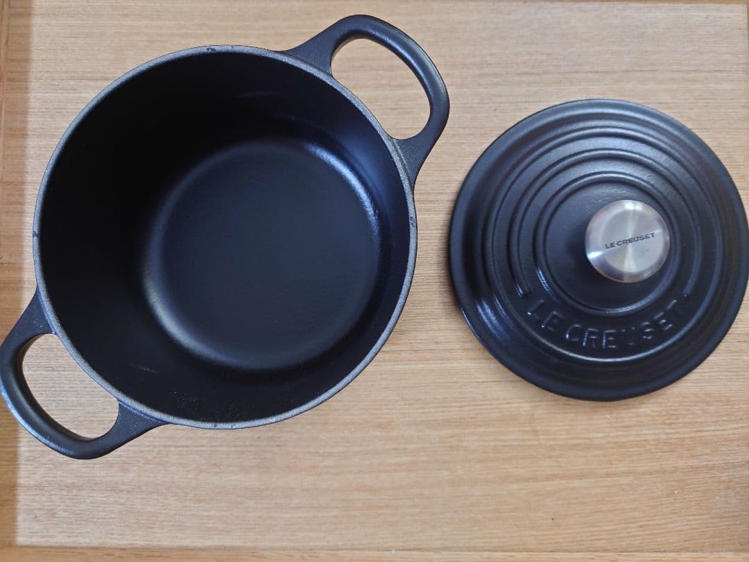 【もんめちゃん】ル・クルーゼ　ウインザーポット16 マットブラック