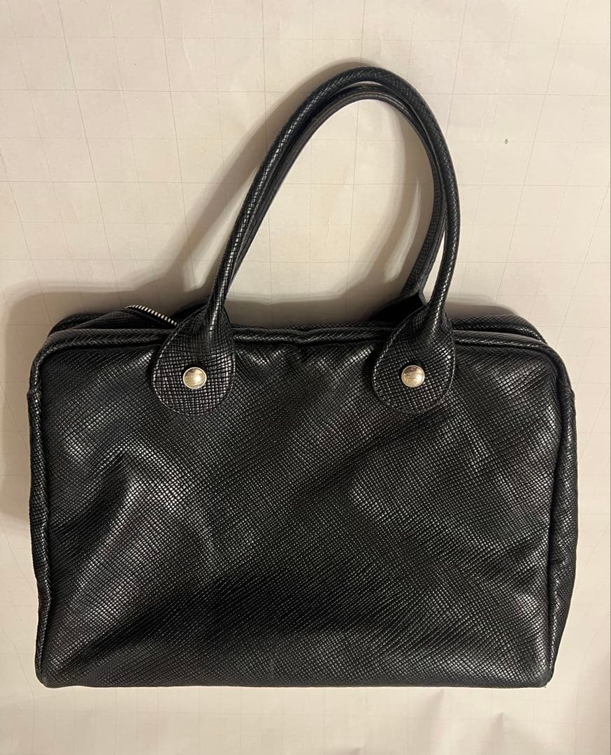 LONGCHAMP クアドリ 2way ボストンバッグ ビジネスバッグ ブラック