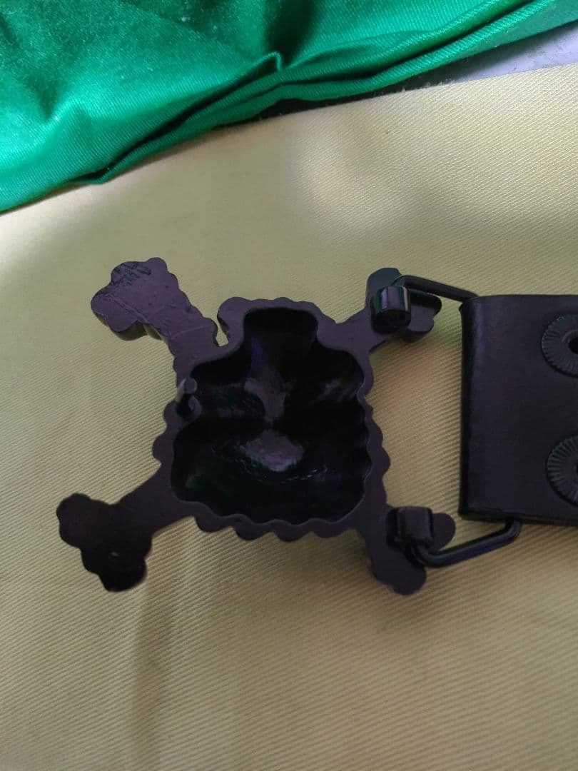 OAKLEY スカル バックルレザーベルト　美品　約124cm