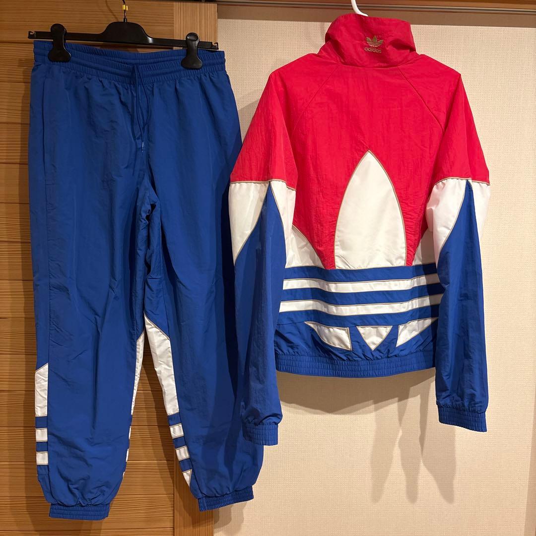 美品　アディダス　セットアップ　オリジナルス　ウーブン　トリコロール