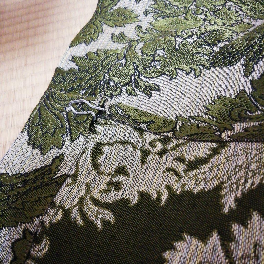 トラック　金華山　グリーン　カーテン２枚組