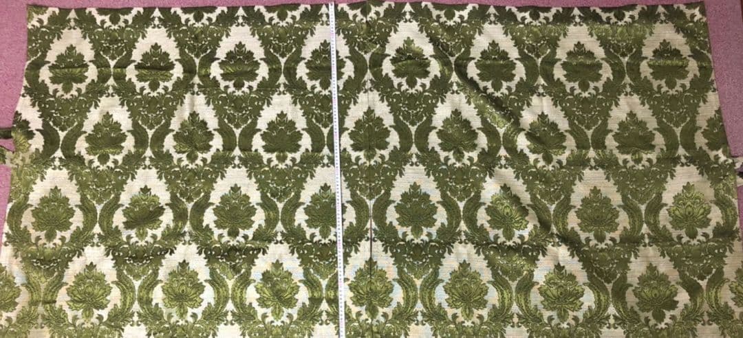 トラック　金華山　グリーン　カーテン２枚組