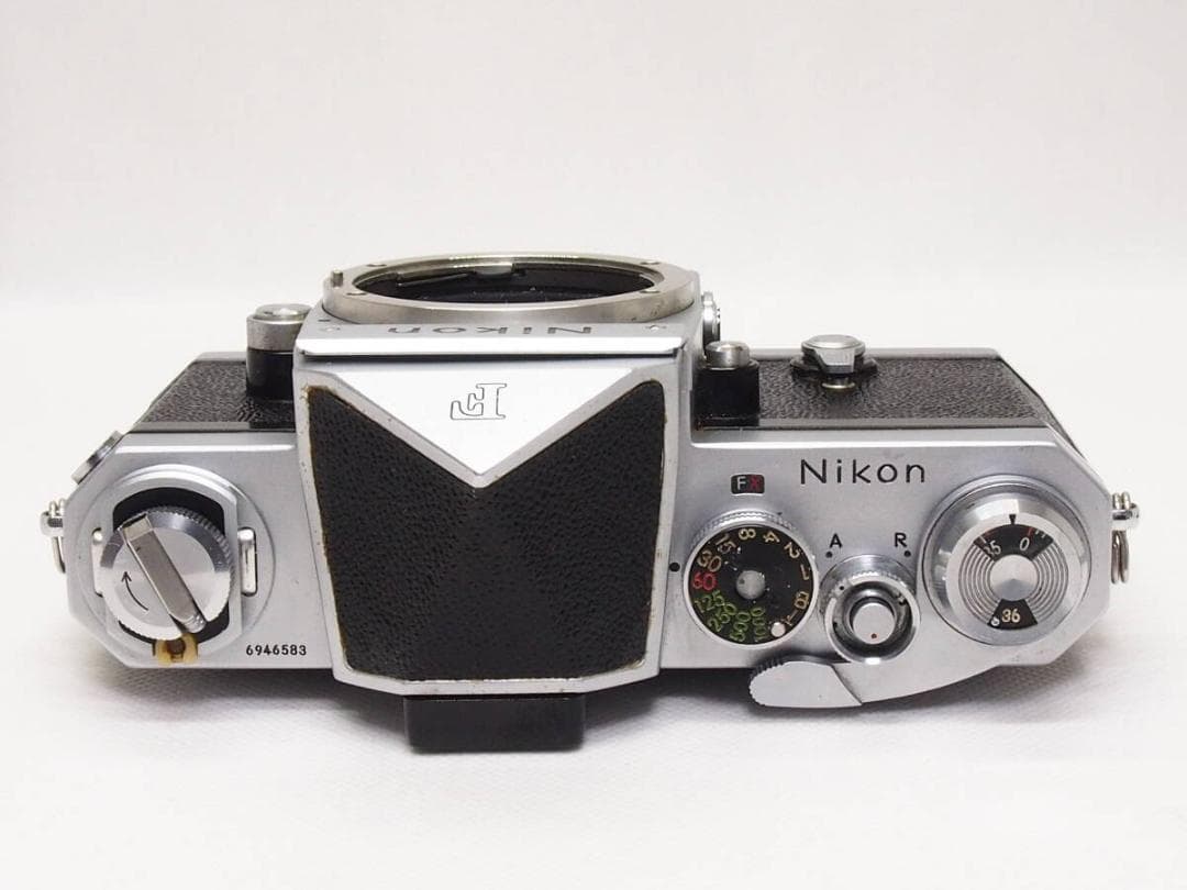 ニコン Nikon F アイレベル ボディ シルバー 《 動作良好 694万番台