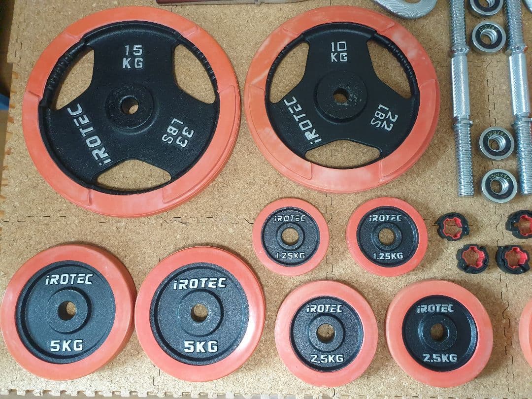 IROTEC 合計100kg以上 ウェイトセット 狛江市引き取り