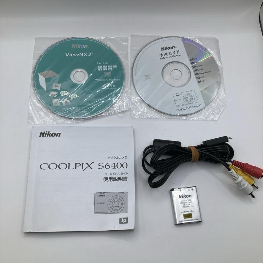 Nikon COOLPIX S6400 レッド デジタルカメラ コンデジ ニコン