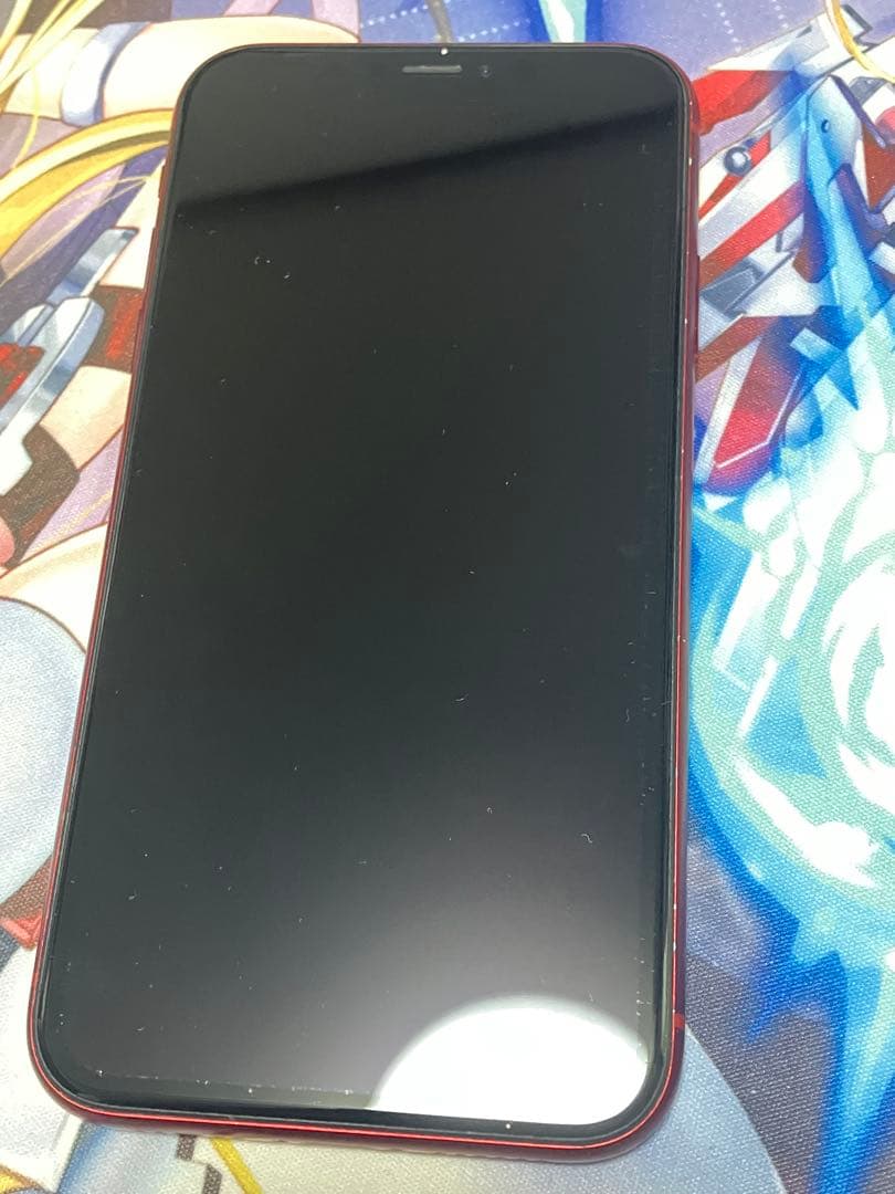 iPhone XR 64GB レッド au SIMロック解除済み 初期化済み