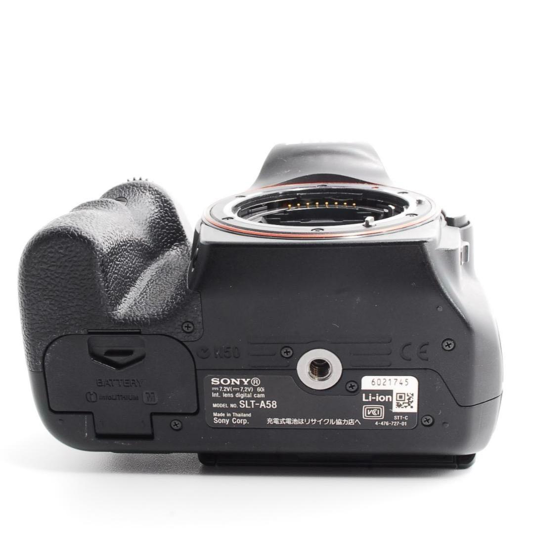 SONY α58✨一眼レフカメラ✨スマホ転送　初心者おすすめ　ダブルズームキット