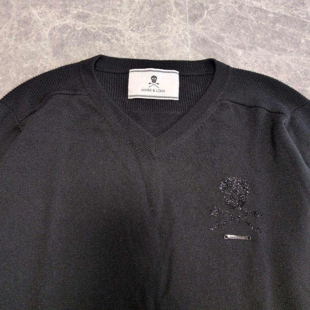 【未使用級】MARK & LONA　マーク＆ロナ セーター 46 M スカル