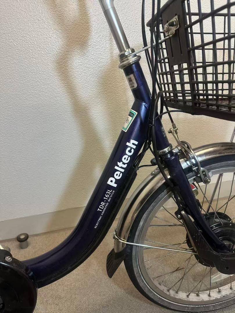 『配送可』ＰＥＬＴＥＣＨ ペルテック ＴＤＲ－１６３Ｌ 電動アシスト三輪車８ＡＨ