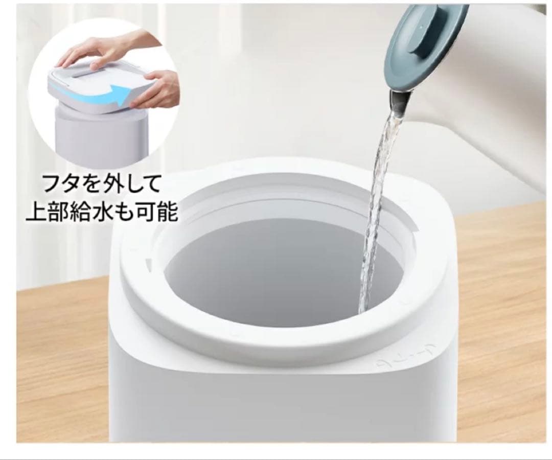 新品　２４時間以内発送 加湿器 4.0L 大容量 スチーム式加湿器 上から給水