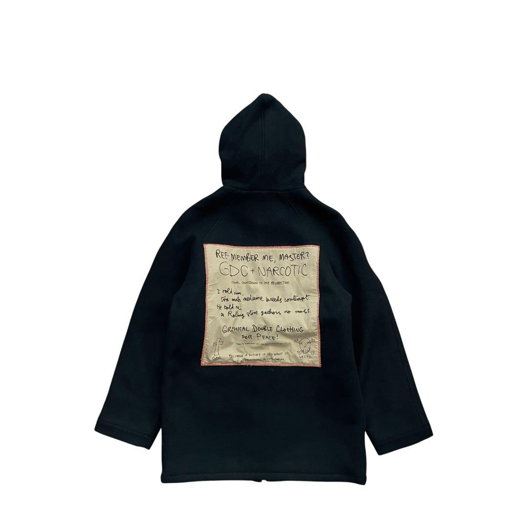 GDCジ-ディ-シ- 03s 日本製 ウール 中綿キルティング ダッフルコート