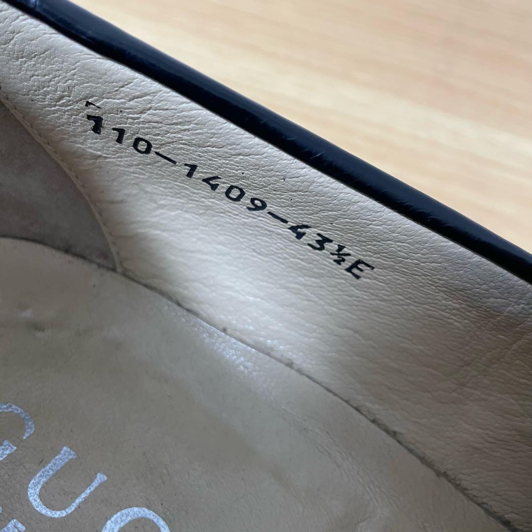 グッチ　ホースビットローファー　レザー　ブラック 43.5