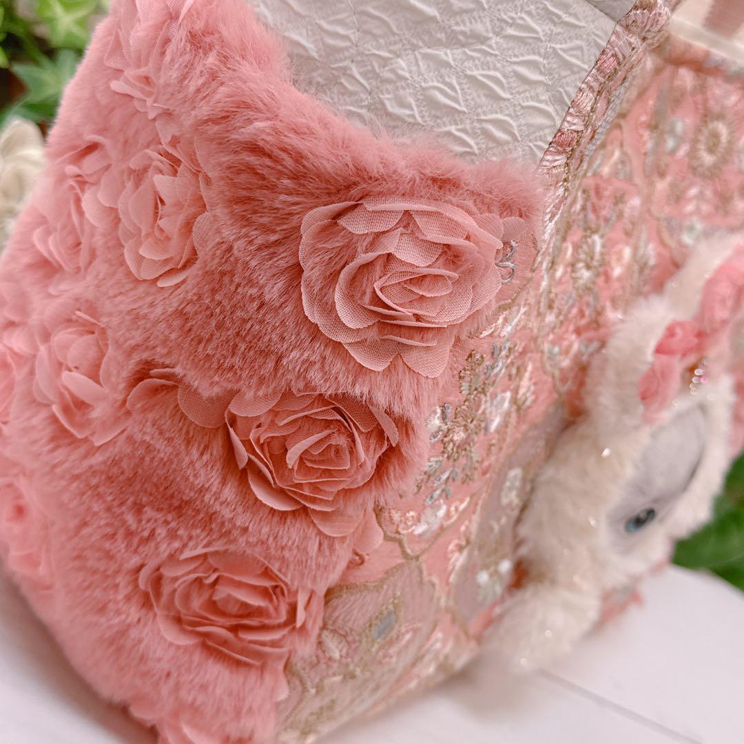 ☆*☆様 コヤンイサムチョン♡新作入荷インド刺繍！薔薇ファーオッドアイにゃんのト