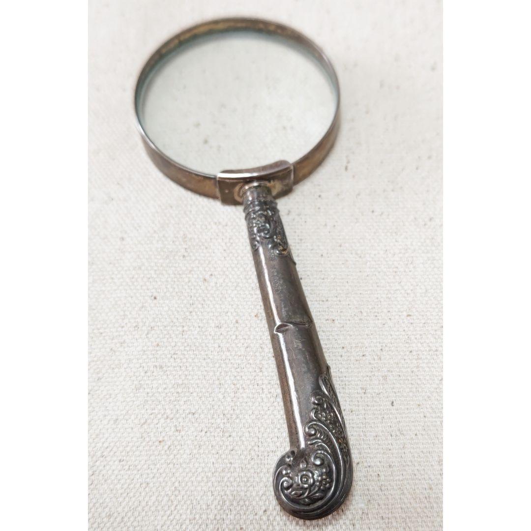 虫眼鏡／ルーペ／拡大鏡／アンティーク／イギリス