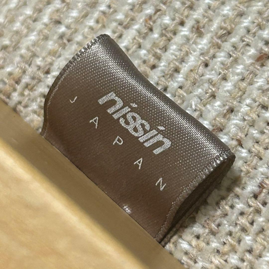 美品 飛騨産業 HIDA 日進木工 座椅子 ラウンド座面 木製フレーム 布張り