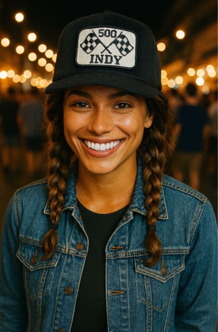 Cali Headwearトラッカーキャップ70sINDY fartco tsy