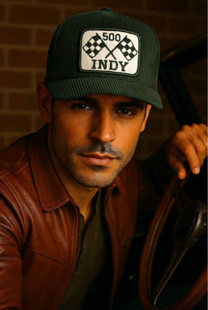 Cali Headwearトラッカーキャップ70sINDY fartco tsy