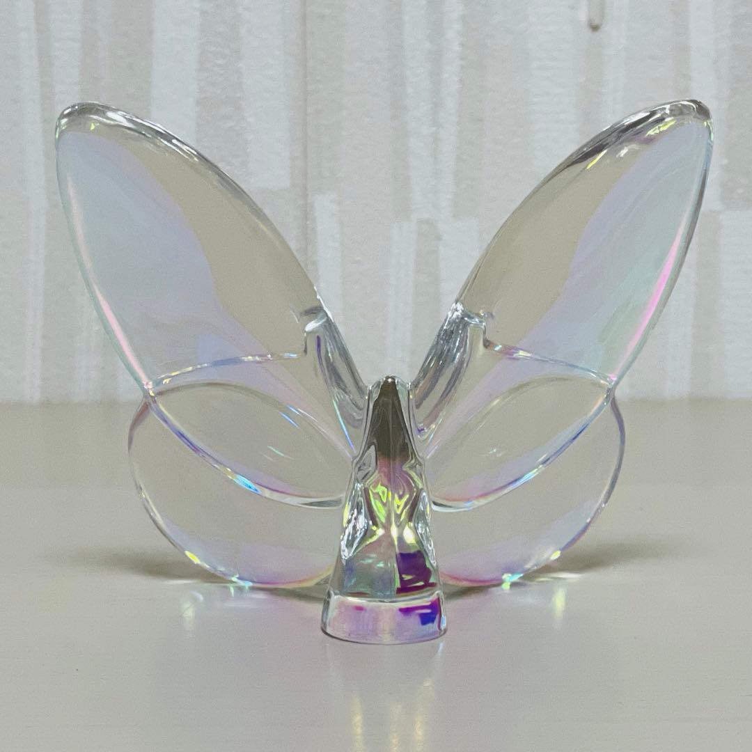 Baccarat バカラ ラッキーバタフライ イリゼクリア 置物 フィギュリン