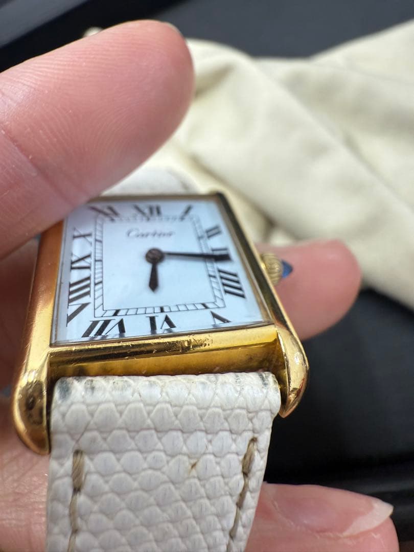 プレマストタンク　ベルト3色あり　Cartier 時計