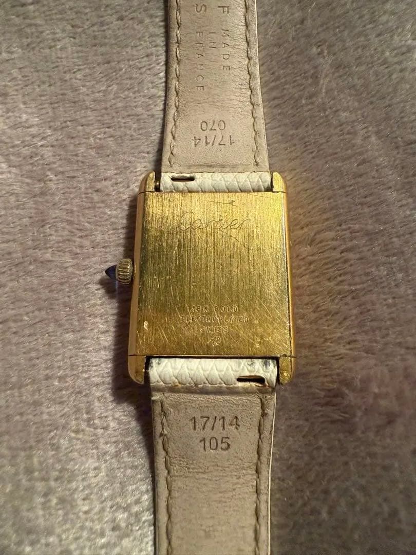 プレマストタンク　ベルト3色あり　Cartier 時計