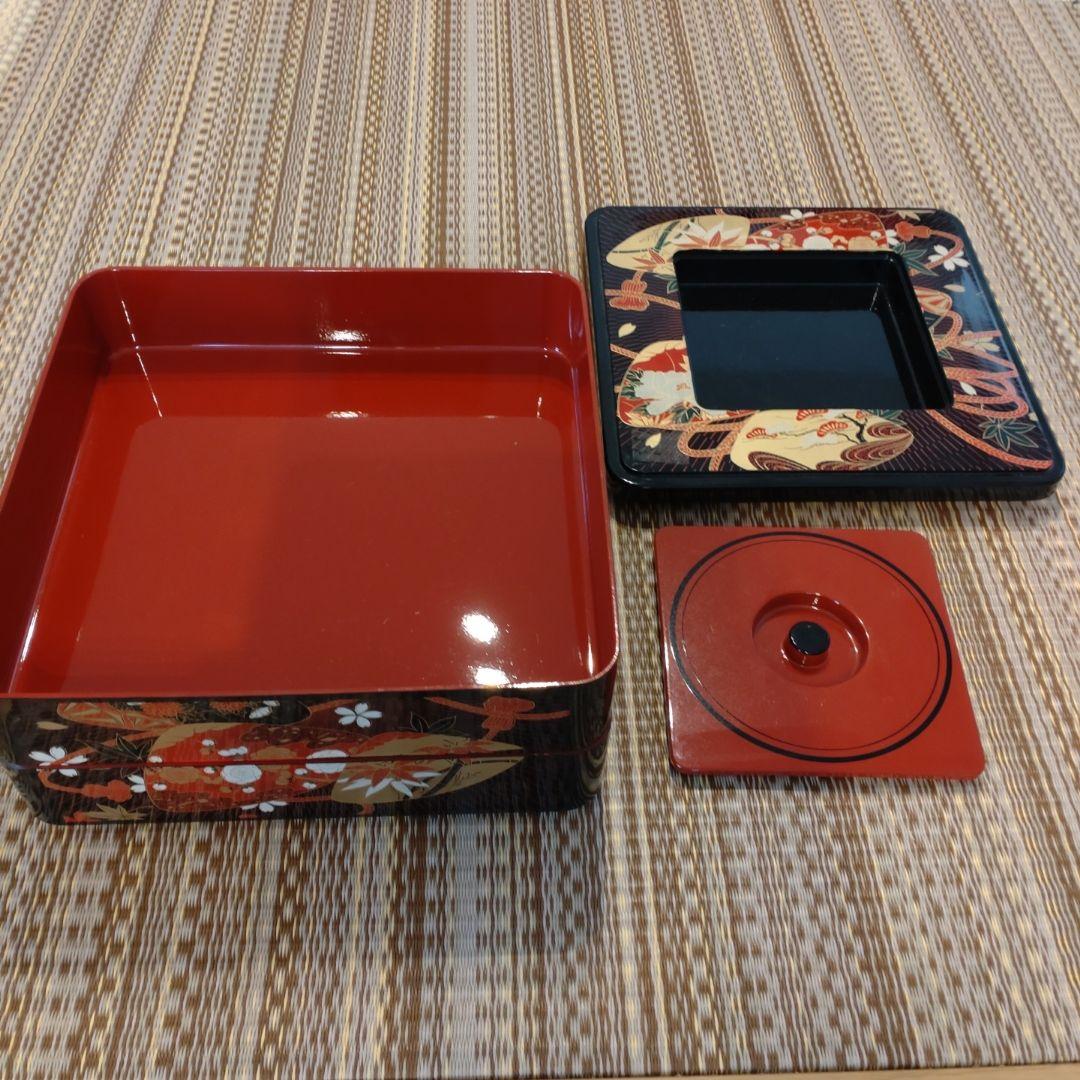 和食器、お弁当箱　重箱　２段