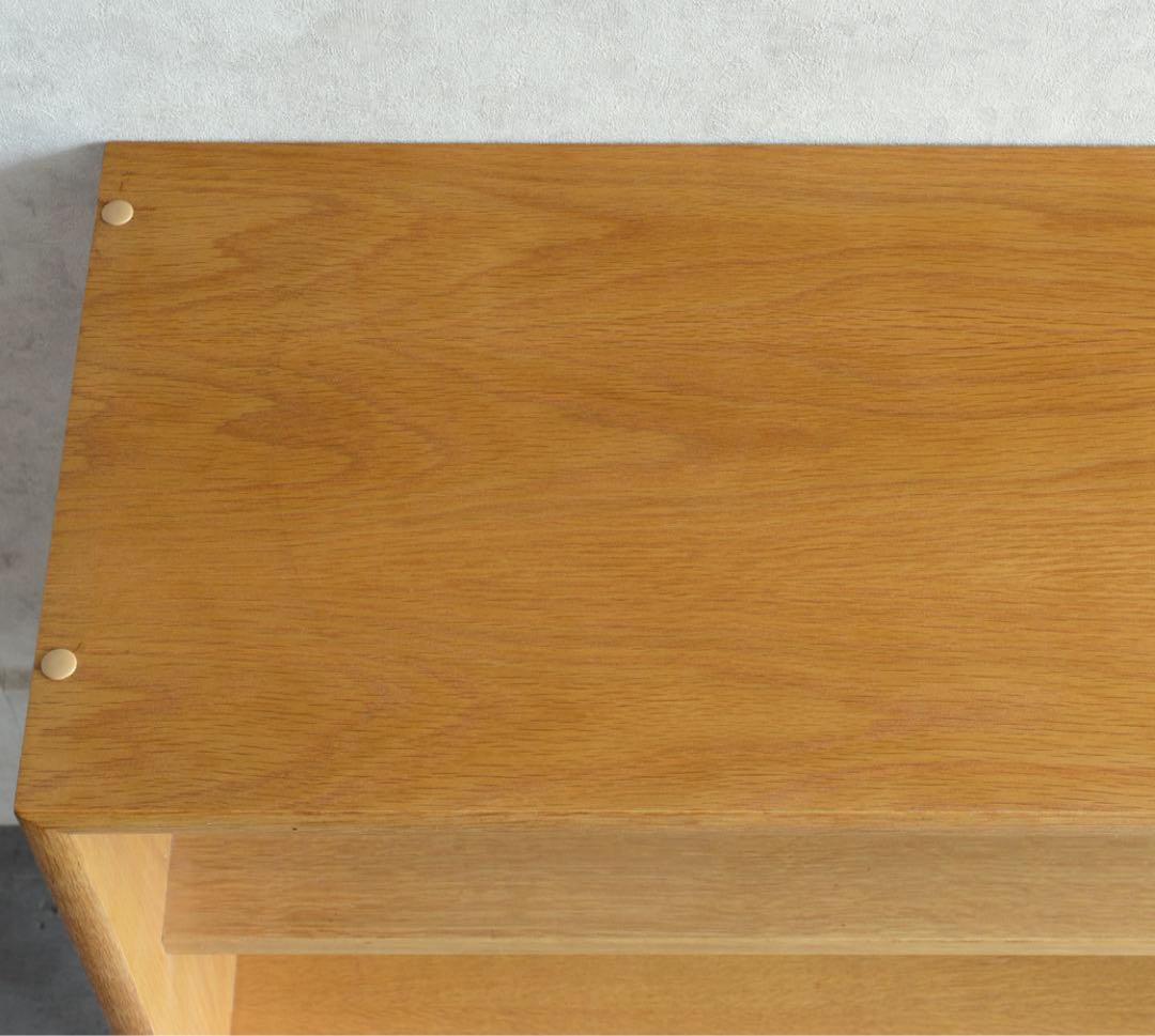 ドイツ 北欧ヴィンテージ オーク オープンシェルフ ブックシェルフ 飾り棚