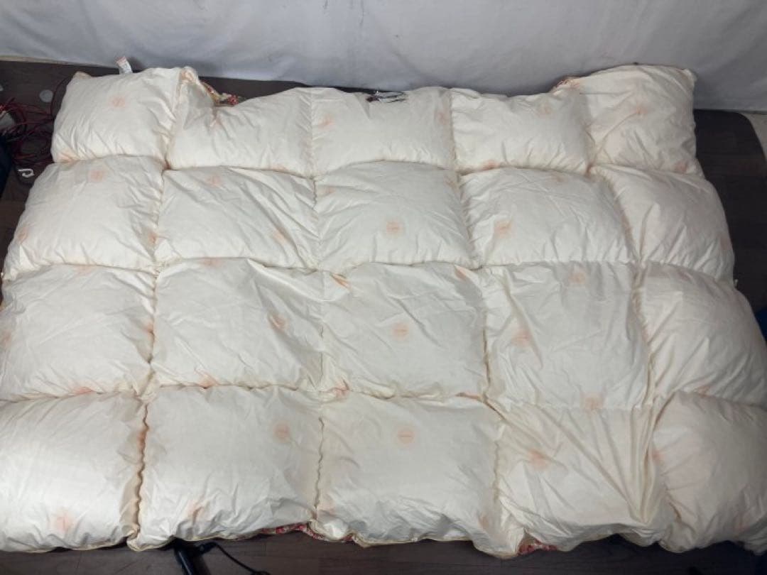 小林織物 羽毛布団 千羽鶴 ホワイトグース シングル 150cm×210cm