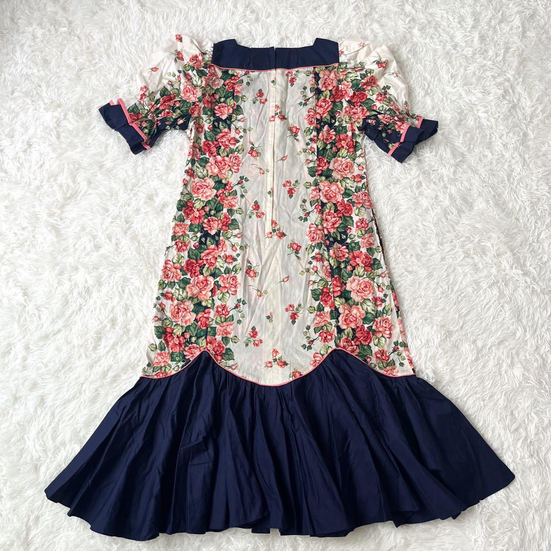 【MADE IN U.S.A】ムームー　ビンテージ　フラダンス　ハワイ　レトロ