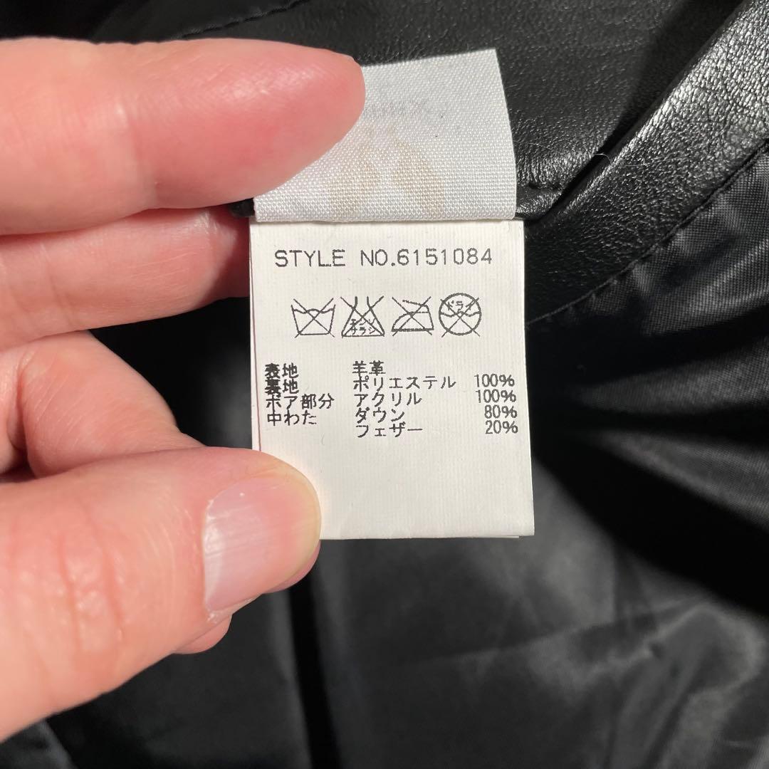 アヴィレックス レザージャケット ラムレザー ダウン B3 胸タグ 肉厚