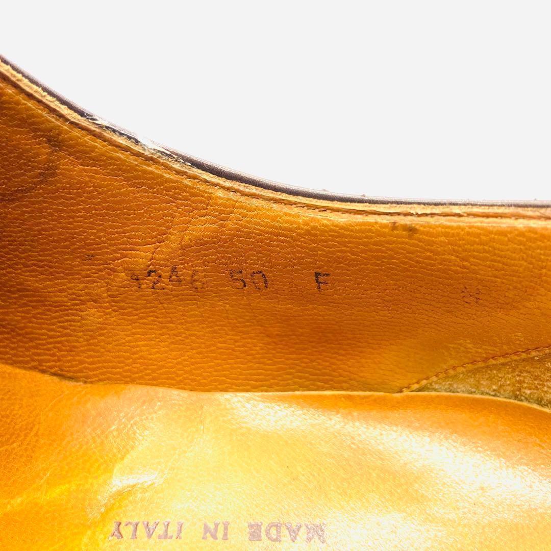 SANTONI サントーニ Uチップ 外羽根 8 ブラウン イタリア製 レザー